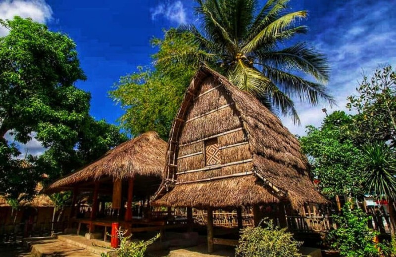 gambar rumah adat lombok